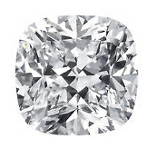 Cushion cut loose diamond picture